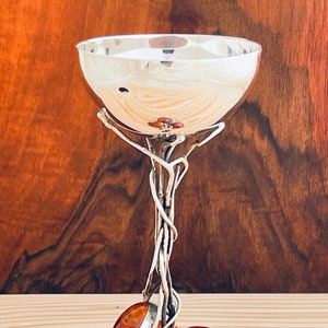 Amber Chalice | Sterling Silver and Baltic Amber Ceremonial Cup