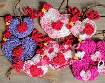 Adorable decoración de pollo: regalo perfecto de San Valentín para los amantes de los pollos.