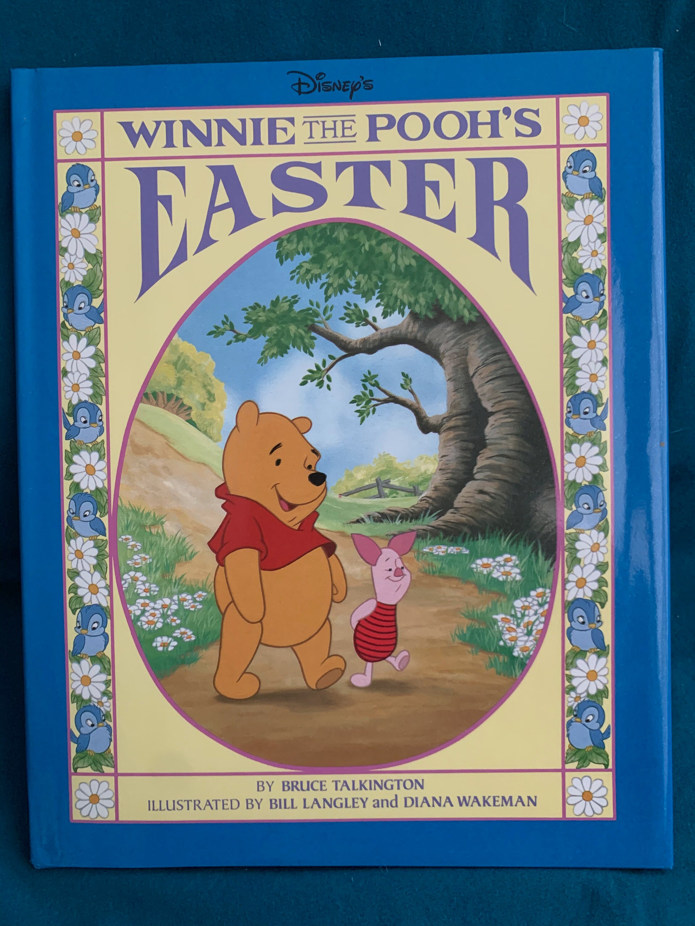 Winnie the Pooh's Easter book Etsy