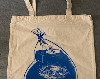 Carryout, 1 layer silkscreen print on Tote Bag