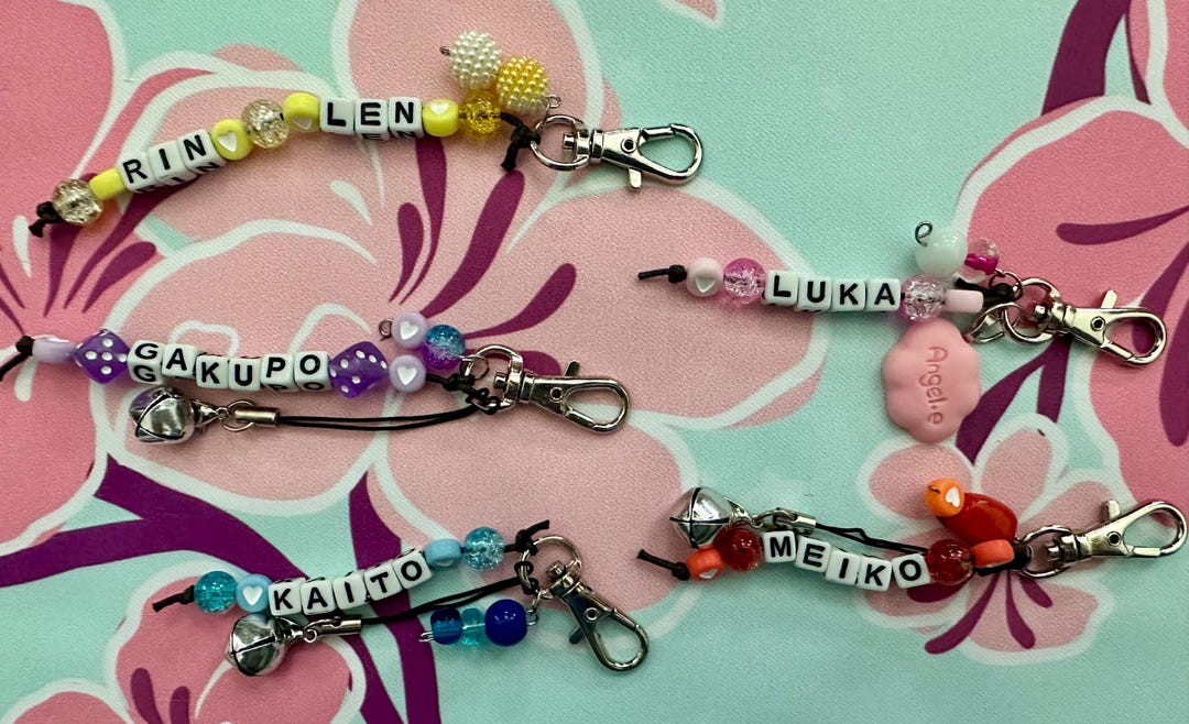 Voco Key Chain Vocaloid Inspired Keychains - Etsy