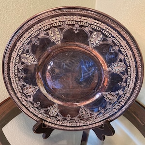 Vintage Benedict Silver Tone Plate #677