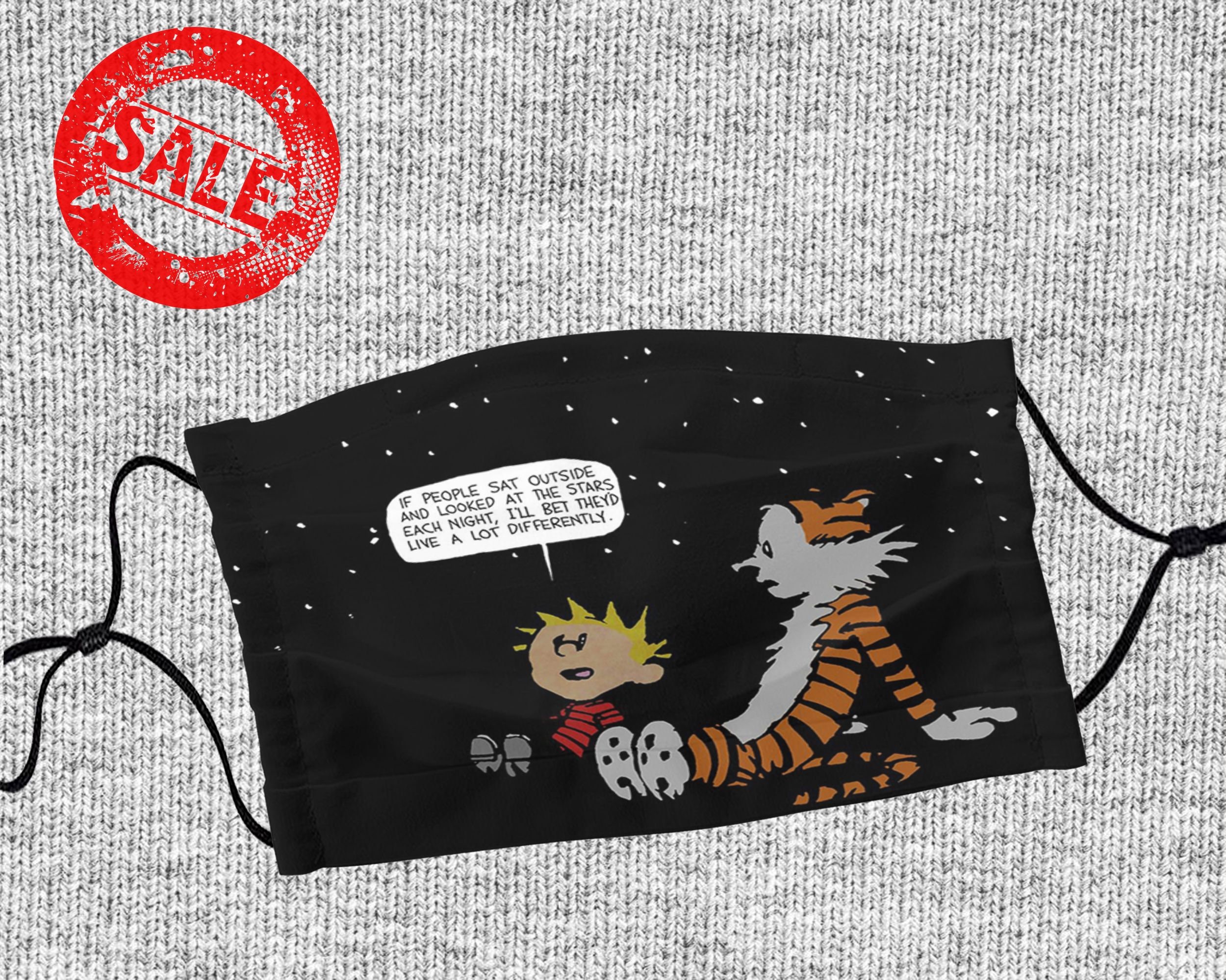 Calvin and Hobbes Mask Cartoon Mask Design Masks Gift | Etsy
