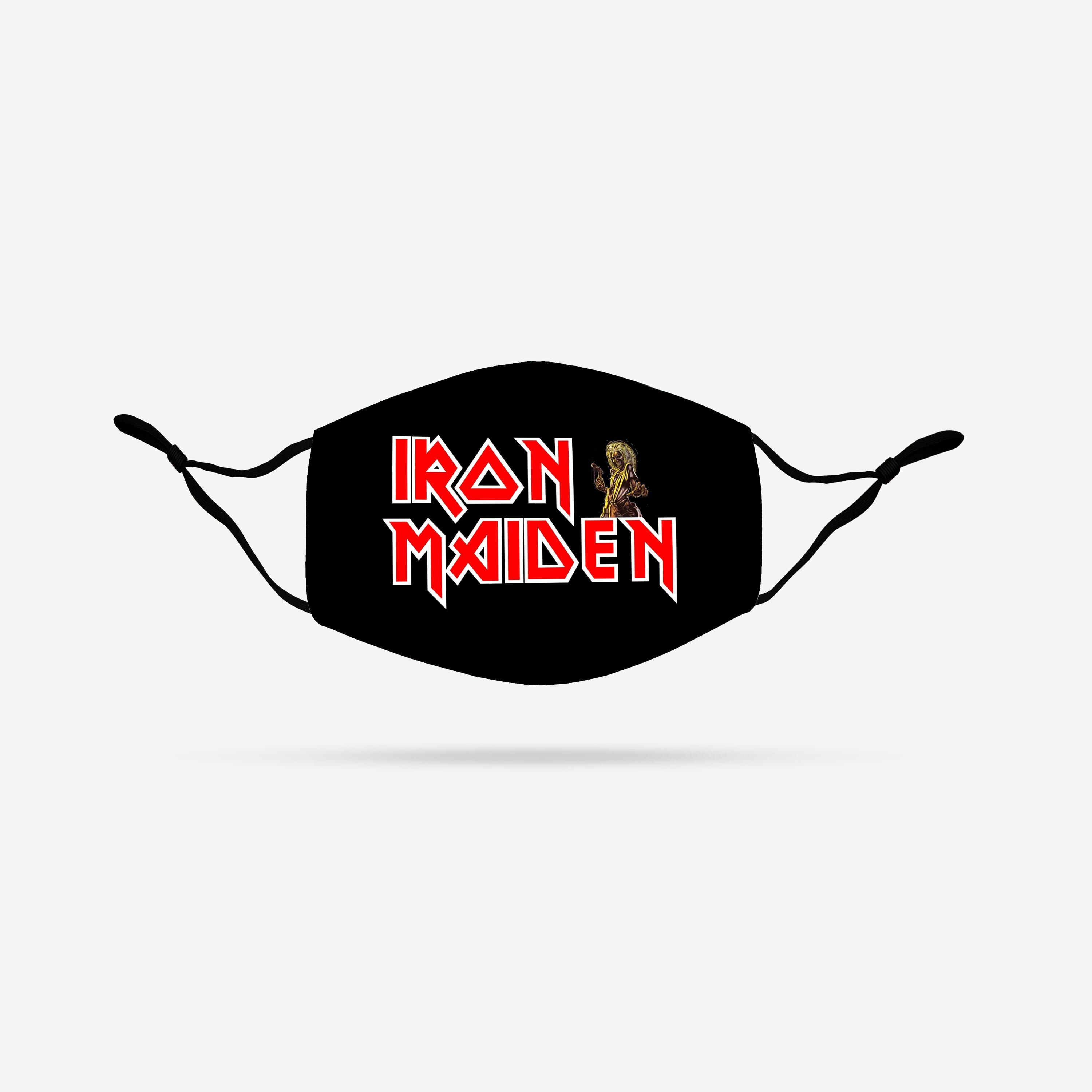 Iron Maiden Band Face mask Music Band Face Mask Reusable Etsy