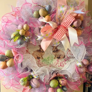 Peter cotton tail wreath