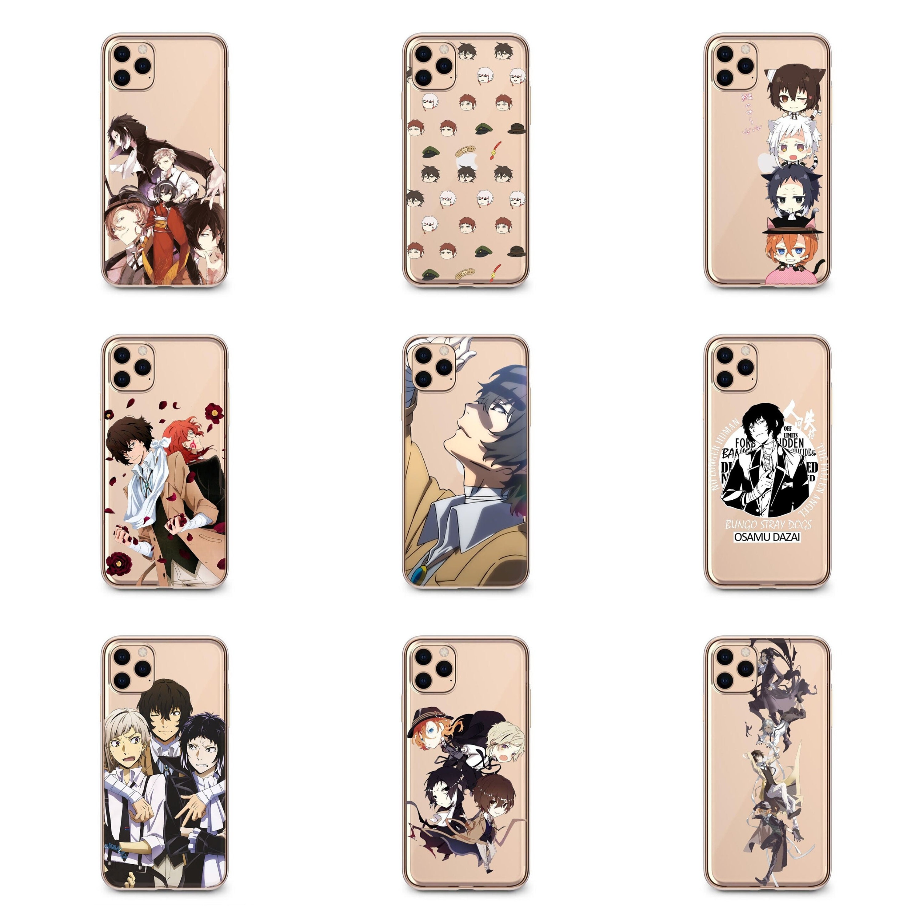 Bungo Stray Dogs Phone Case For Any Iphone Dazai Chuuya Etsy