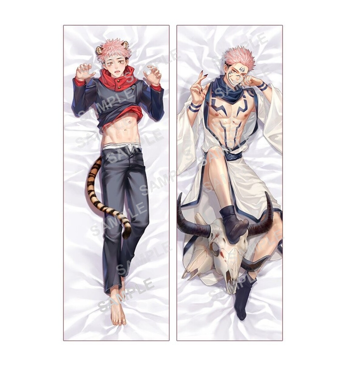 Jujutsu Kaisen Sukuna Dakimakura Hugging Body Pillow Case Etsy