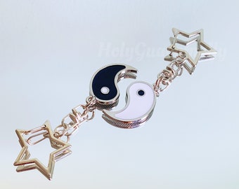 Set di portachiavi unici Yin Yang
