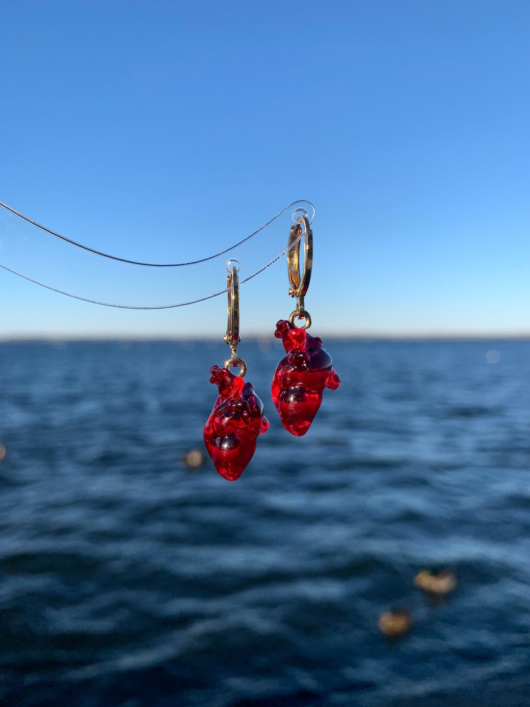 Huggie Heart Earrings