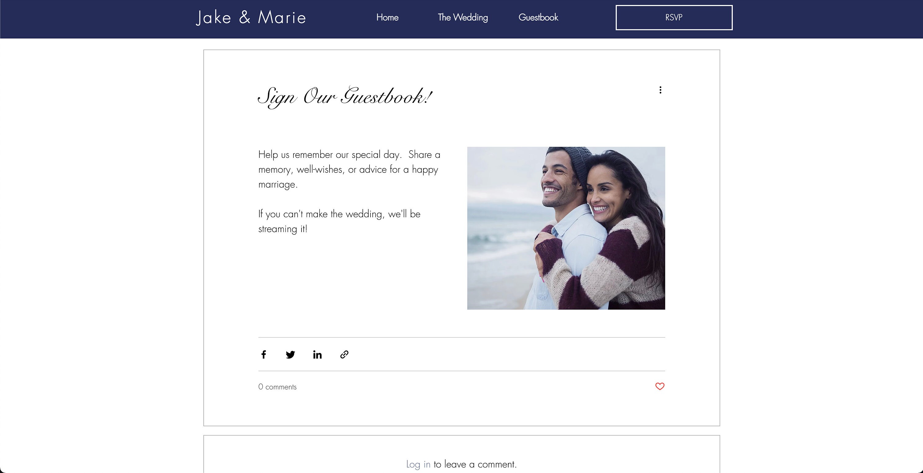 Save The Date Wix Website Template, Hochzeit Website, Verlobungs