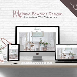 Wix Website Template, Wix Blog Template, Modern Website Design, Elegant Blog, Modern Wix Template, Blogger Website, Photography Website