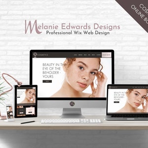 Cosmetic - Service Provider Wix Website Template, Modern Website Template, Elegant Website Theme, Professional Business Template