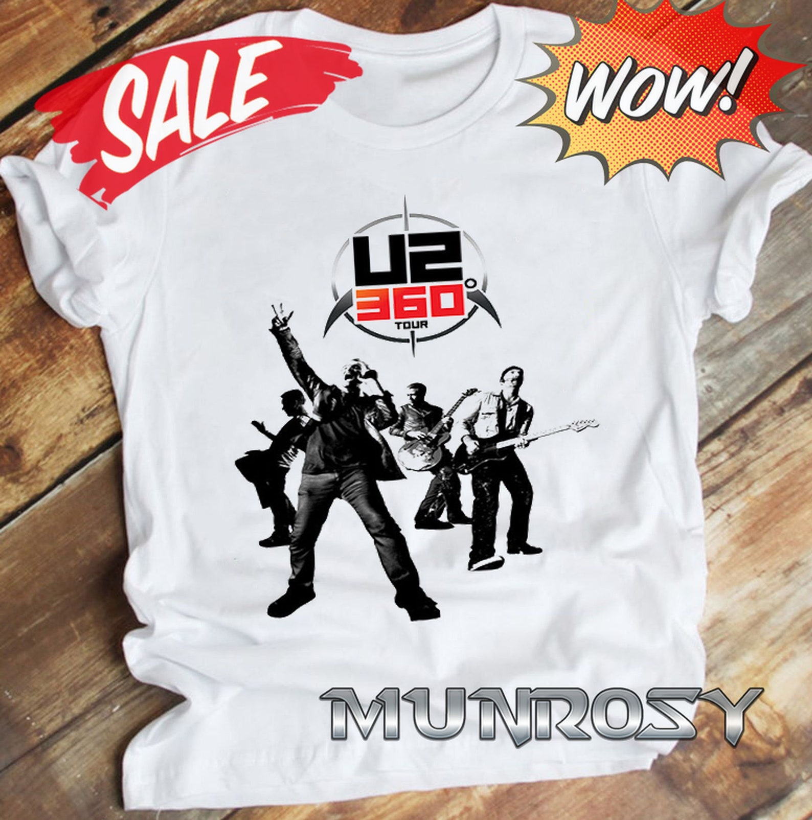 u2 360 tour t shirt