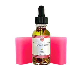 Paquete de yoni besable (aceite de Yoni de 1 oz + 2 jabones de Yoni besables de 5 oz cada barra)