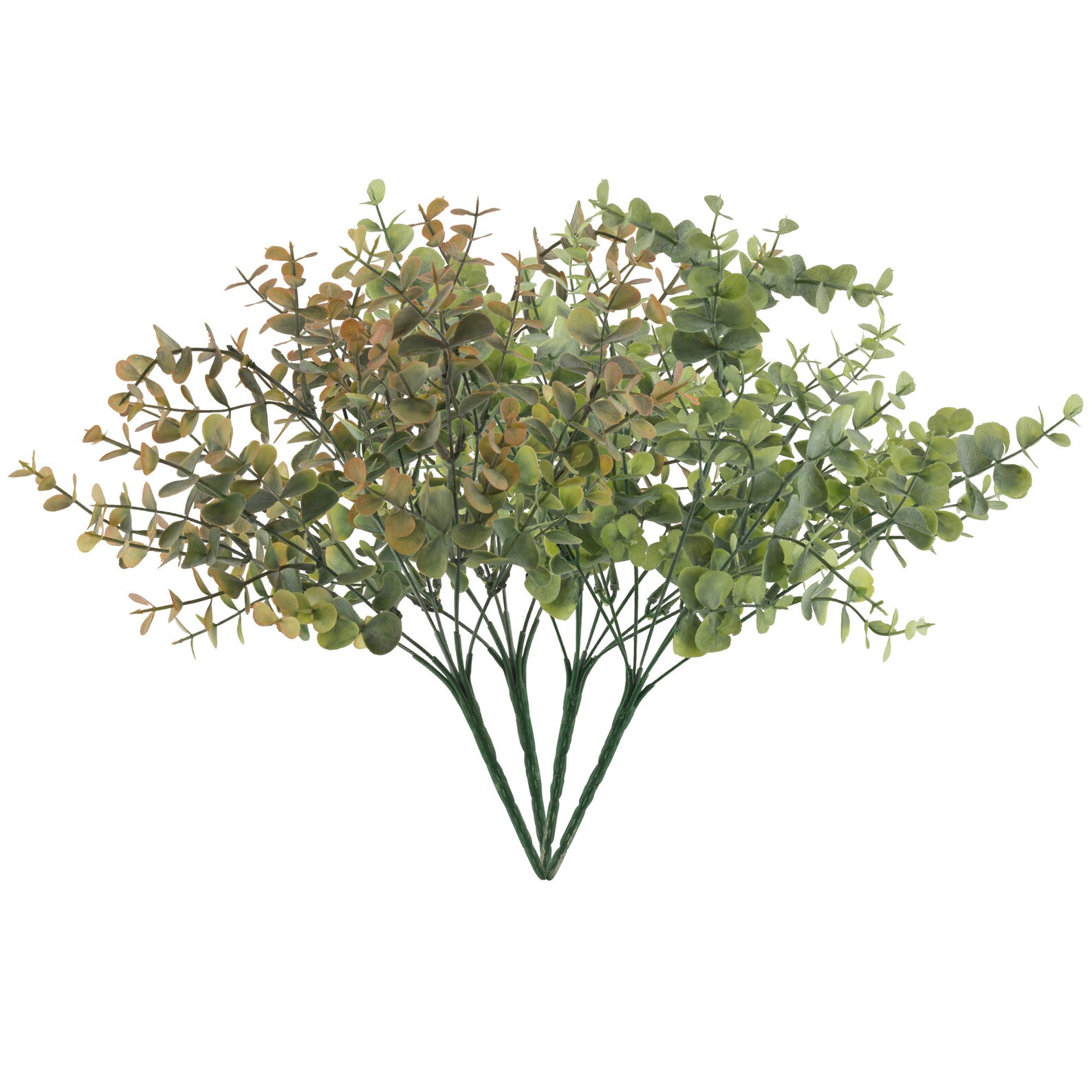 Premium Faux Eucalyptus Stems 4 Piece Set MultiColored Etsy