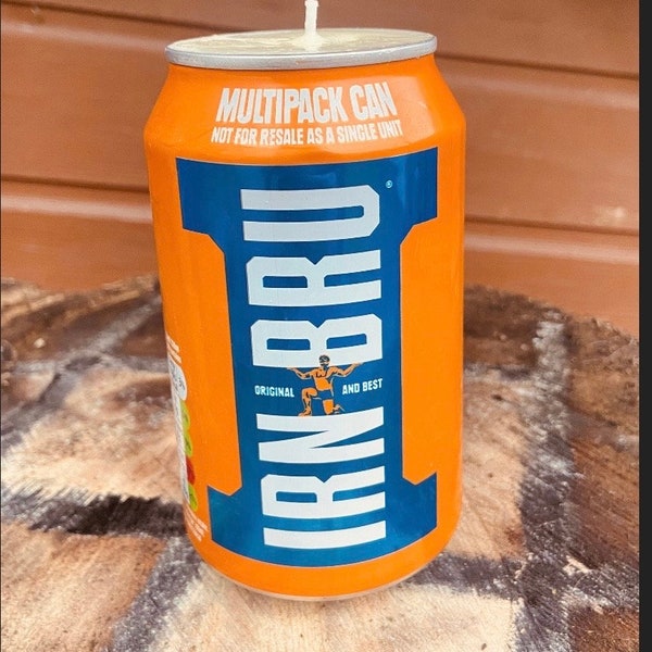 Irn Bru  Can Candle | Made To Order | Highly Scented | Gift For A Friend| Scotland