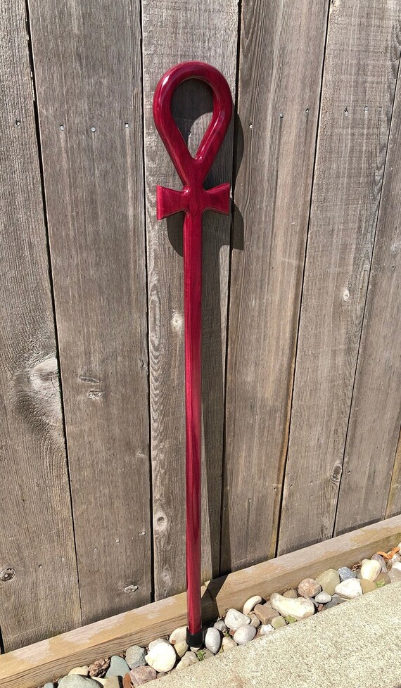 Handcrafted Walking Cane by TP Canes the Egyptian Ankh Etsy