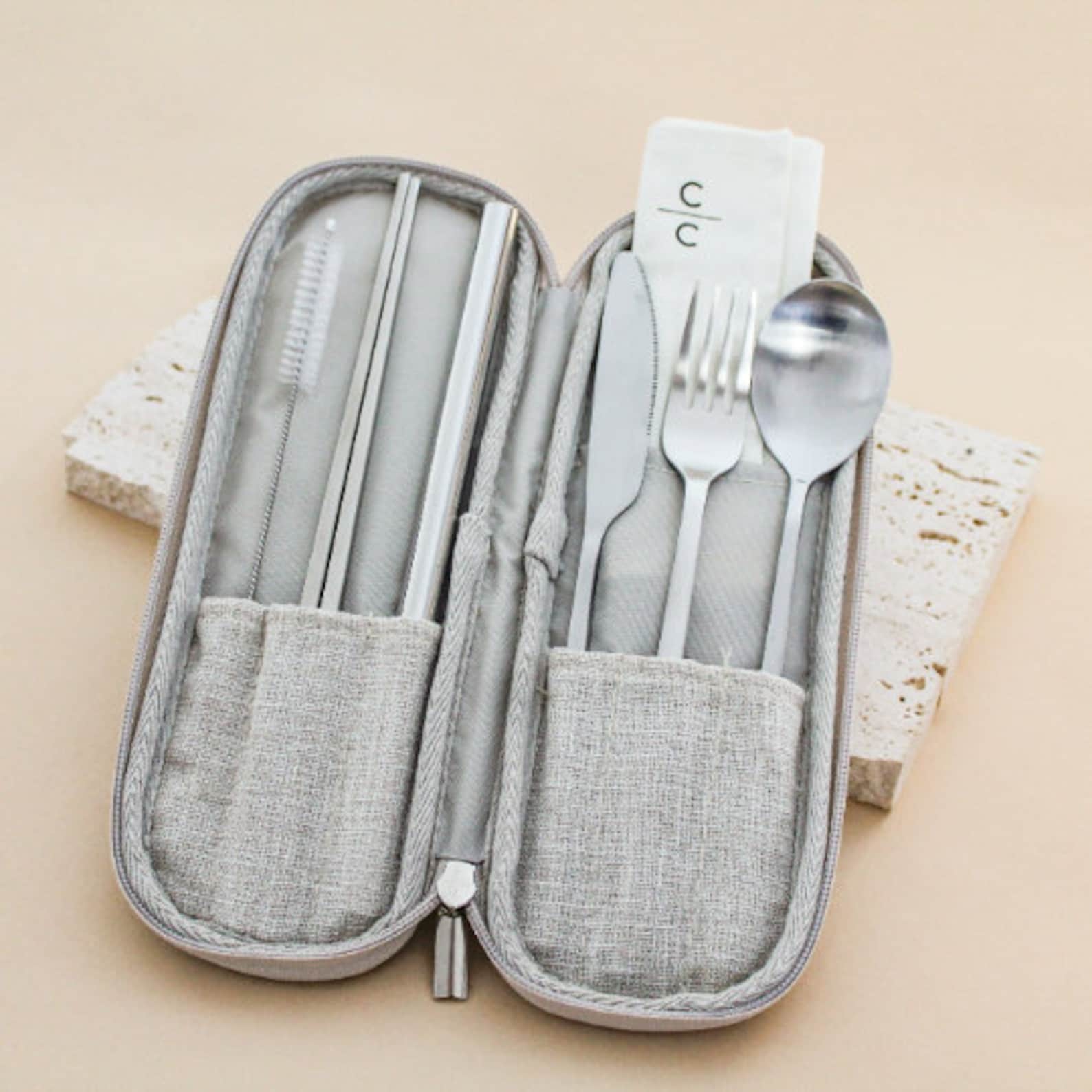 Premium Compact Portable CUTLERY CASE ONLY Because No One Etsy