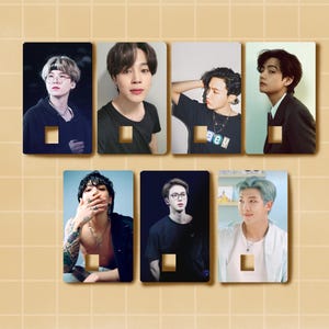 Adhesivos de KPOP para chicos coreanos, regalos personalizados de KPOP