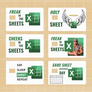 Adesivi per ufficio Excel Card