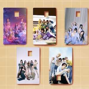 Handgemaakte KPOP-kaarthoezen, lijmen