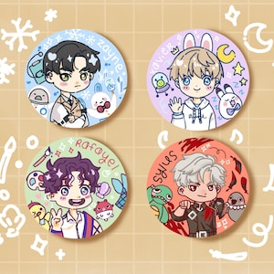 Pretty Boys Husband Glitter Holographic Stickers