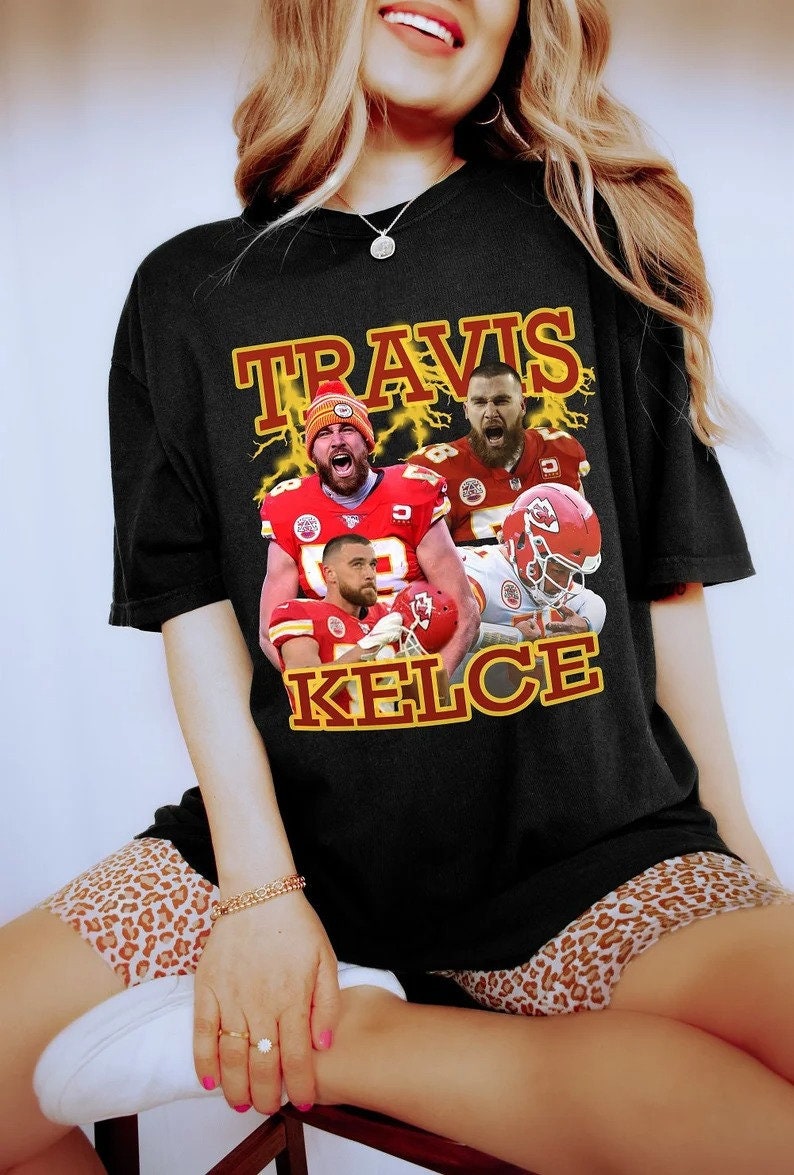 Discover Travis Kelce shirt Vintage 90s Shirt, Travis Kelce Unisex T-Shirt