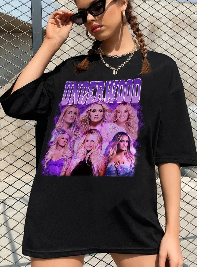 Discover Carrie Underwood 90S Vintage Shirt, Retro Carrie Underwood Shirt, Retro Carrie Underwood Shirt