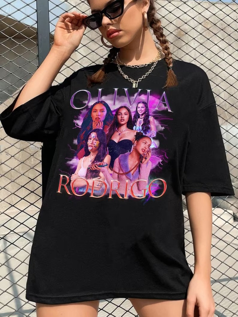 Discover Olivia Rodrigo Vintage Shirt, Olivia Rodrigo Y2k Clothing For Fan, Vintage Olivia Rodrigo T-Shirt