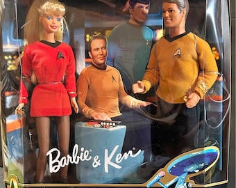 Barbie & Ken STAR TREK 30th Anniversary 1996 Mattel #15006 Vintage New still in original box.