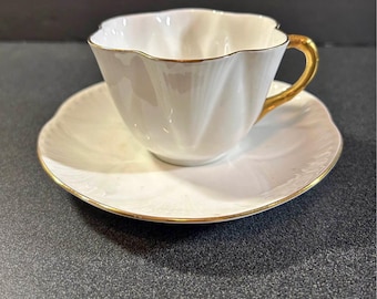 Tea cup and saucer by Fine Bone China Shelley England.