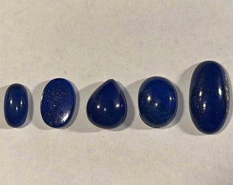 Sodalite (5) stones @ 41.20ct. t.w.