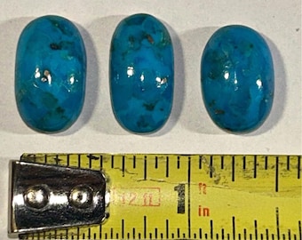 Turquoise (3) stones at 23.50 ct. t.w.