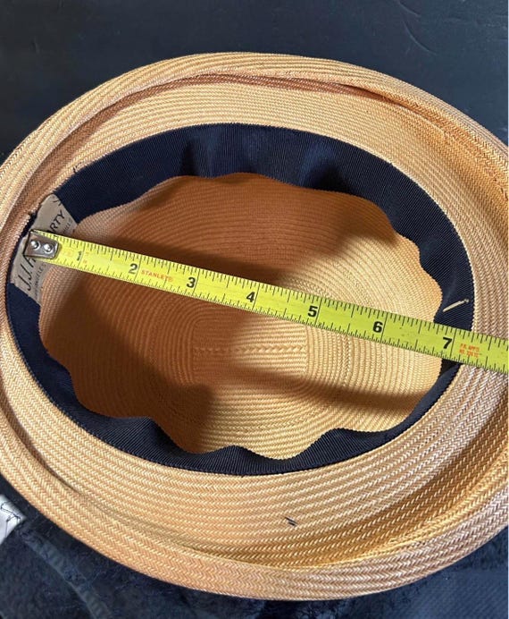 vintage straw boater hat from the 1940s-1950s by … - image 9