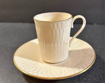 Lenox Plaza Collection demitasse cup and saucer set.