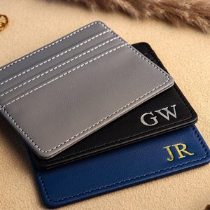 Kundenspezifische Heißprägegravur Leder Travel Wallet | Hochzeit Groomsman Herren Brieftasche Geschenk für Vater, personalisiertes Jubiläumsgeschenk für ihn