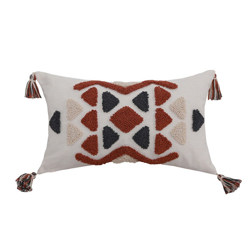 Tassel Pillow \u2022Pillow Cover \u2022 Throw Pillow \u2022 Cushion Cover \u2022 Decorative Pillow \u2022 18x18 Inches \u2022 12x20 Inches