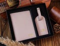 Personalised Passport Holder & Luggage Tag ,Custom Passport Wallet ,Wedding Gift,Travel Gift for Her ,Groomsmen Proposal, Travel Accessories product logo