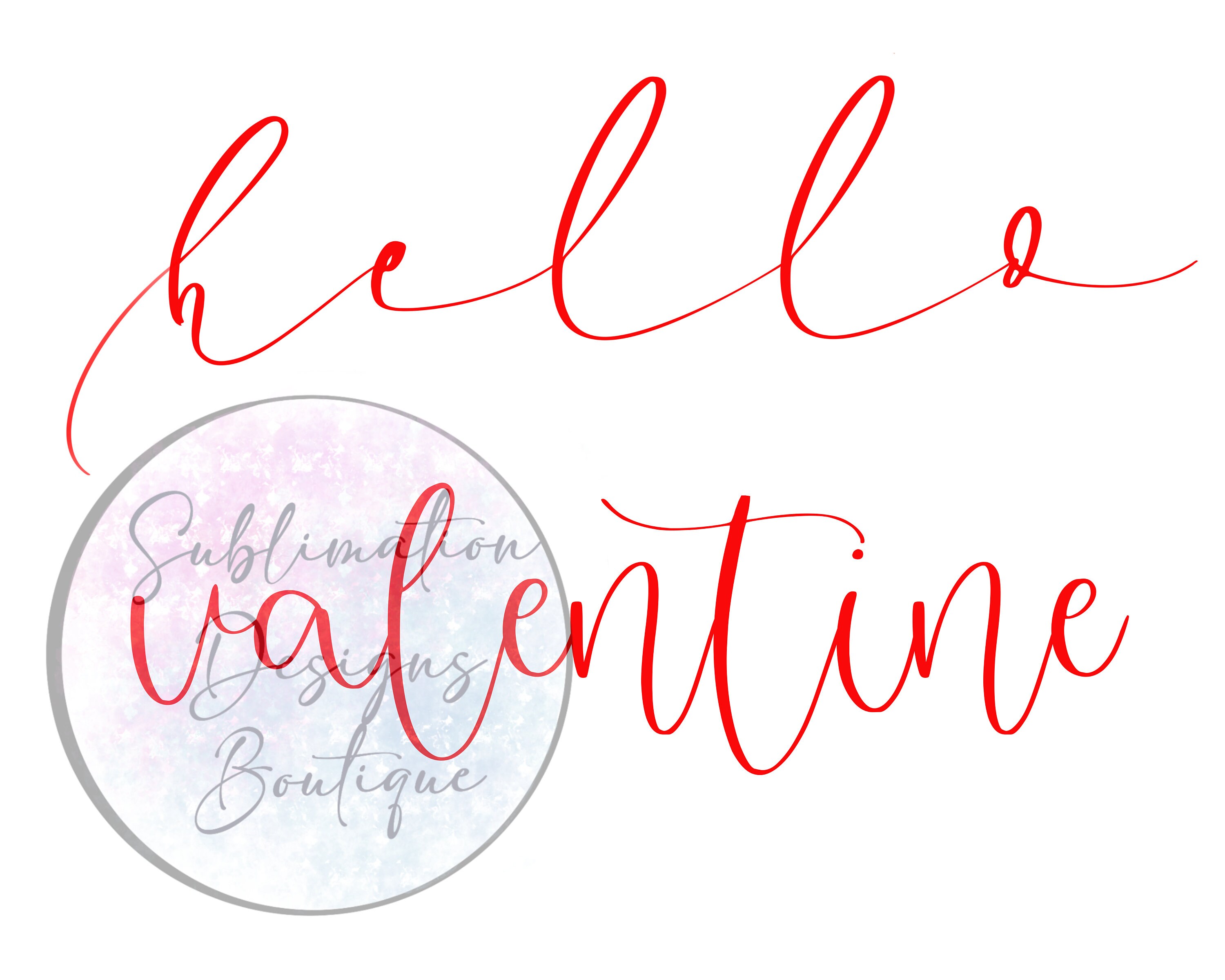 Download Hello Valentine SVG SVG for Cricut Silhouette SVG Dye | Etsy
