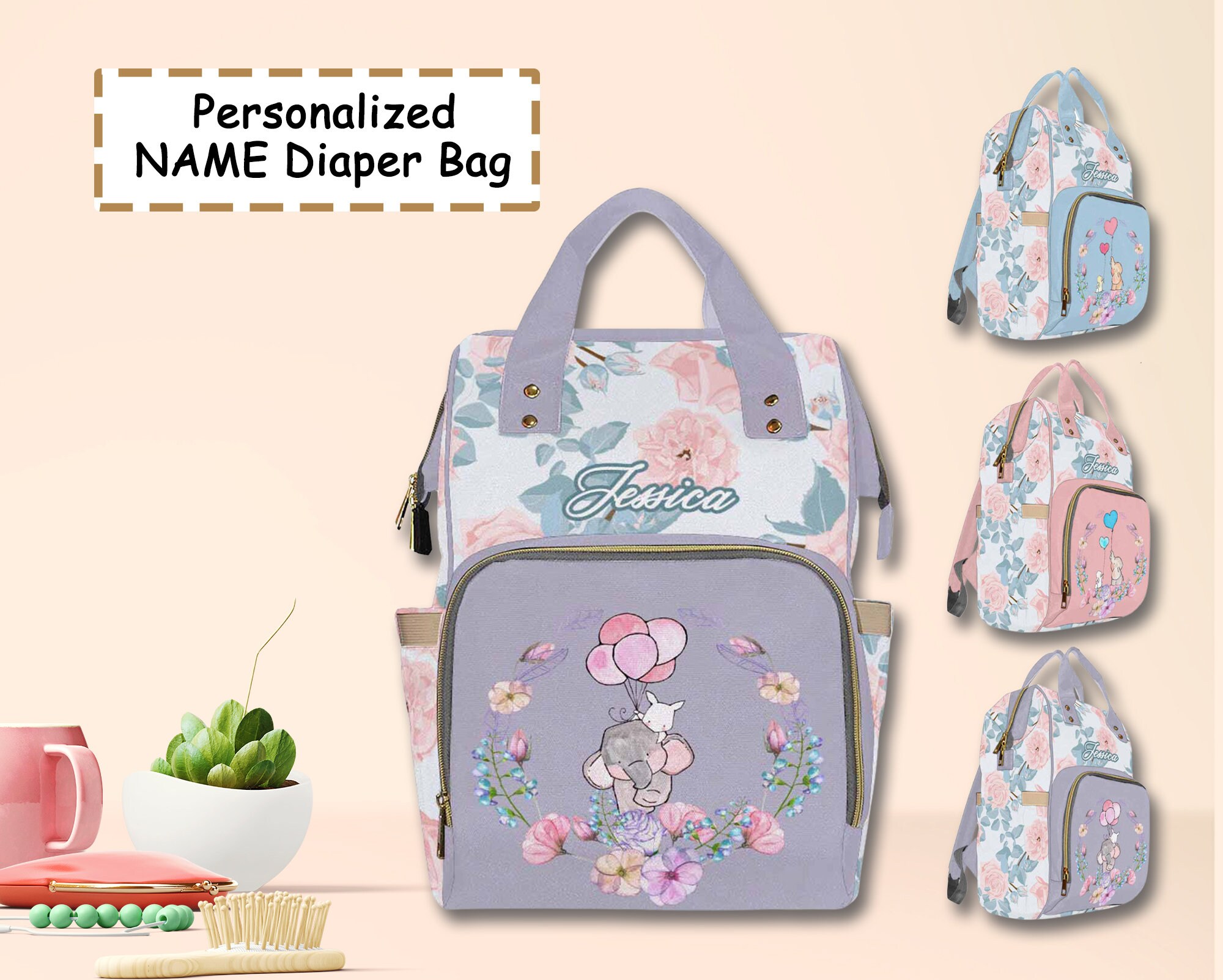 customize your own diaper backpack