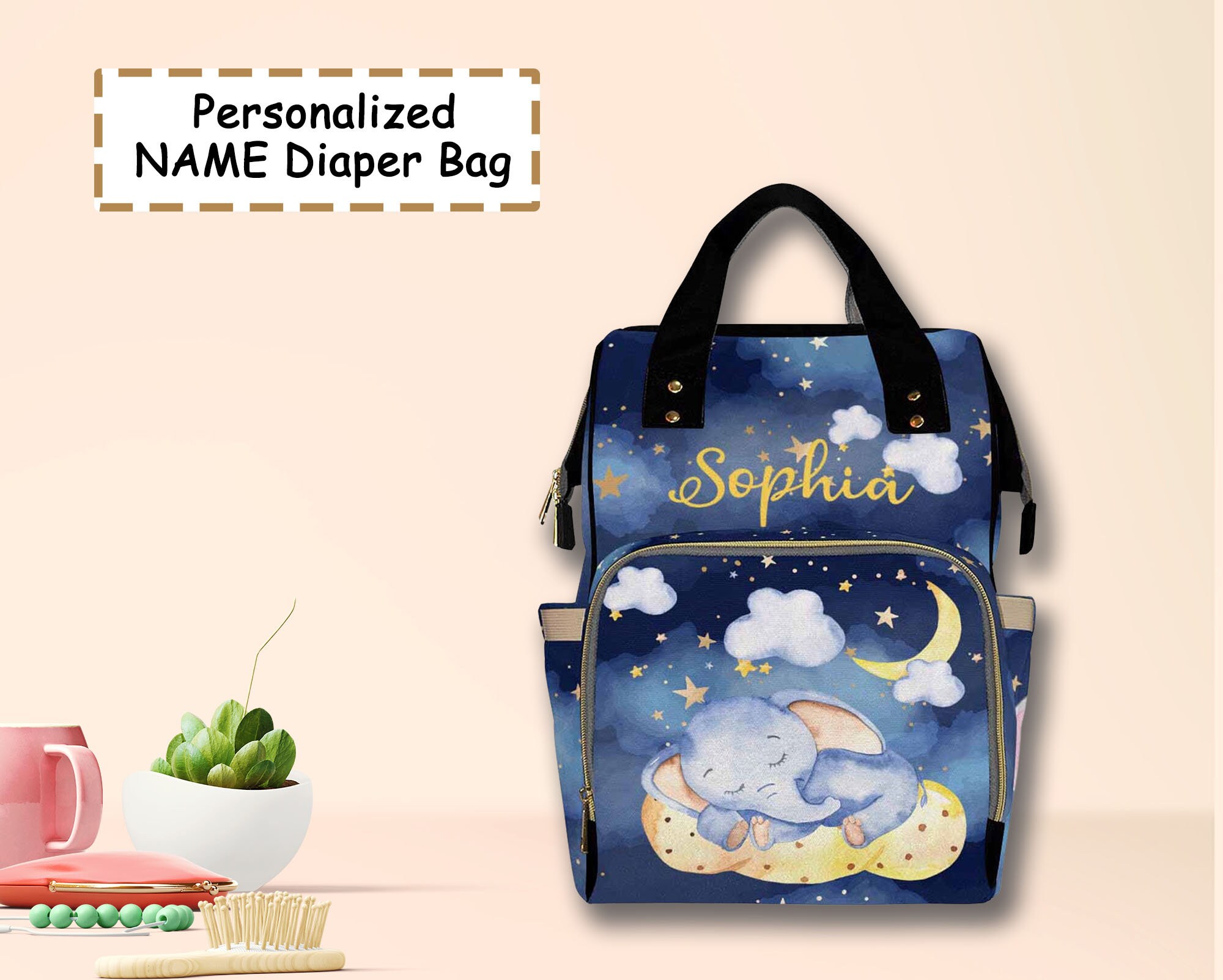 customize your own diaper backpack