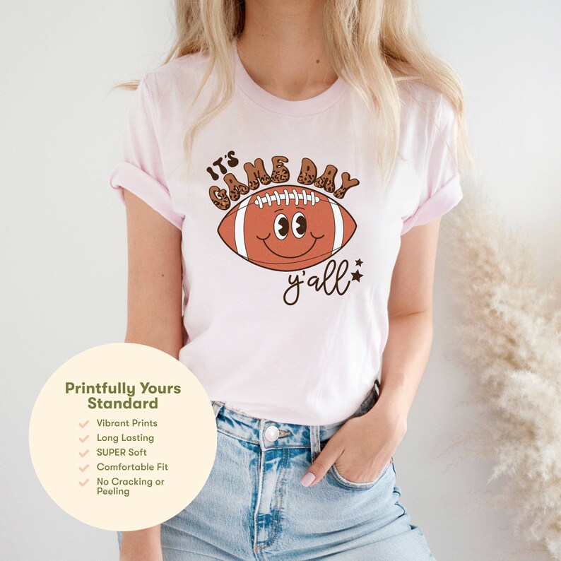 Its Game Day DTF Shirt Transfer Women DTF Ready for Press - Etsy