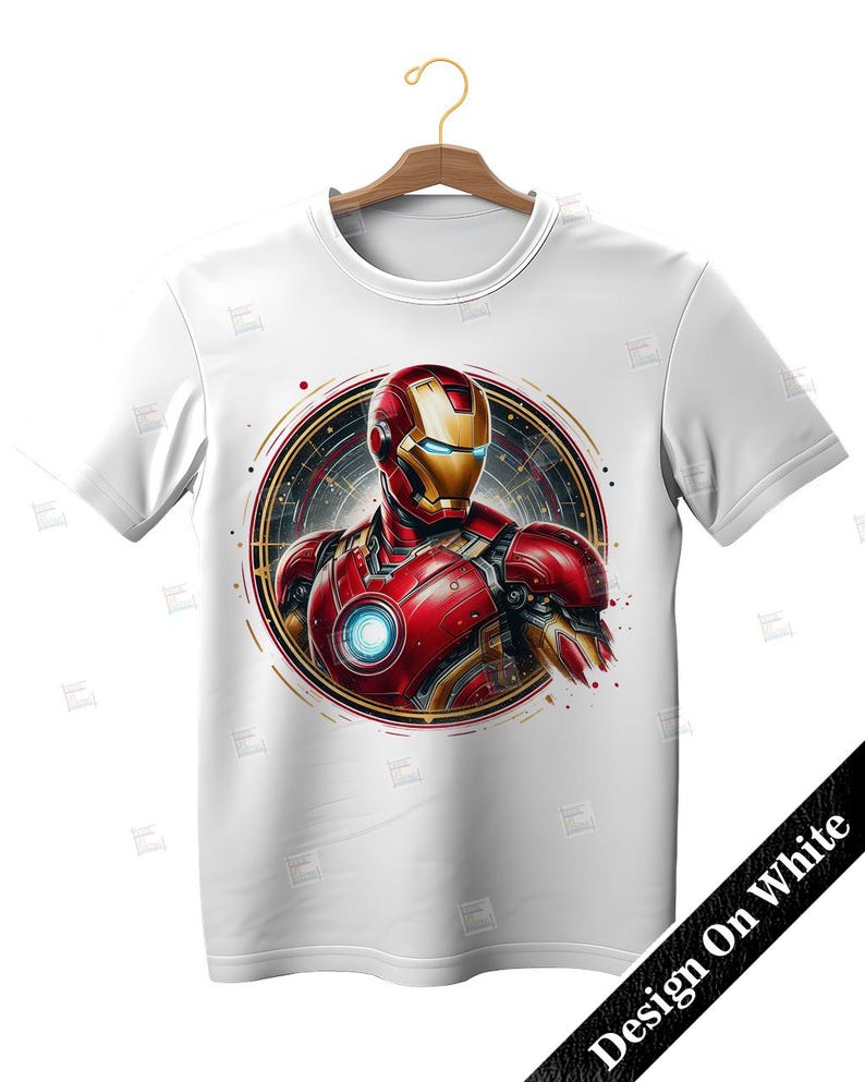 Iron man clipart, Watercolor Digital Poster design PNG file for sublimation, Superhero Art,Digital Download, Birthday, Transparent background