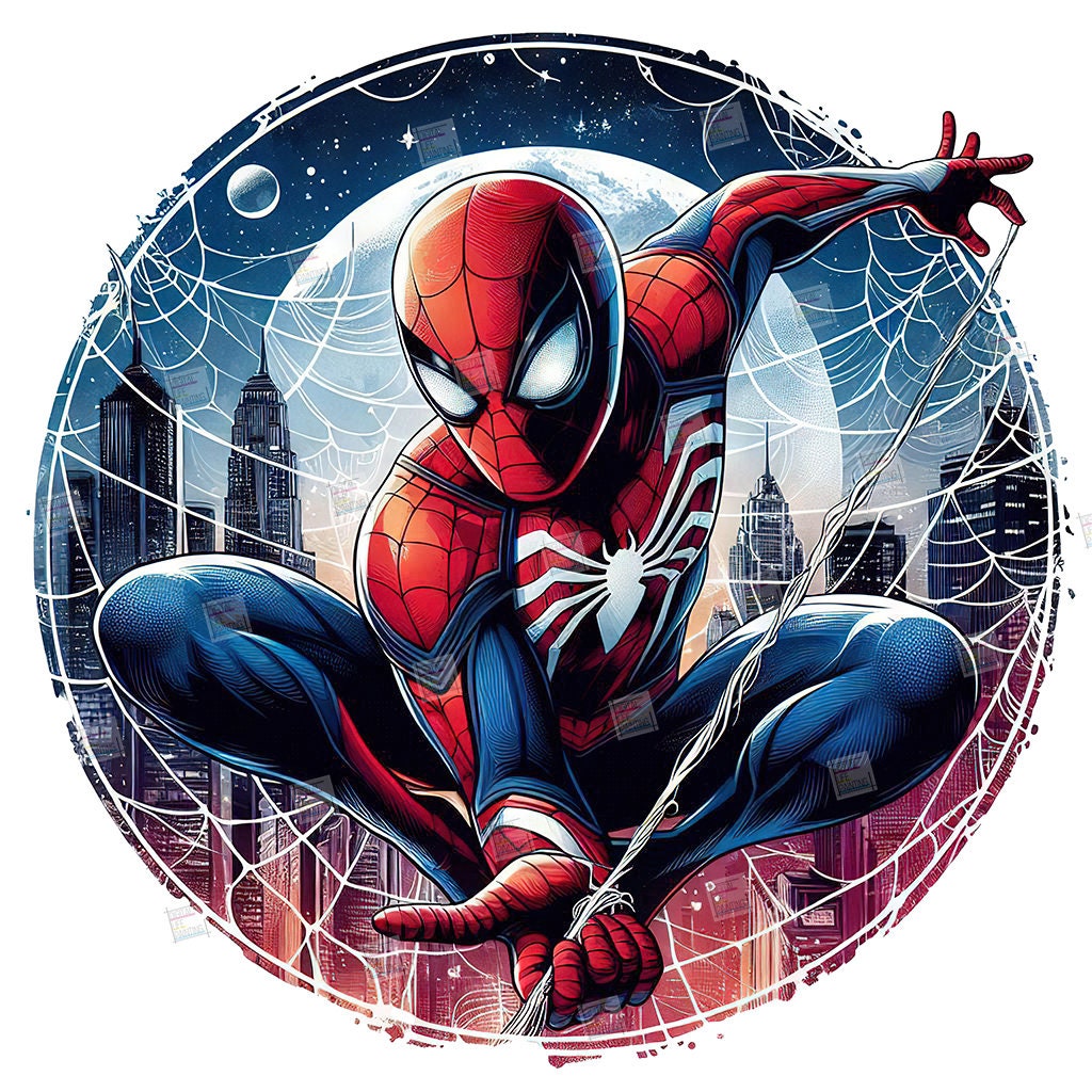 Spiderman PNG clipart Mcu Superheroes Splash Watercolor Digital PNG file for sublimation art Tshirt Mug Tumbler Wall Art Gift Poster design
