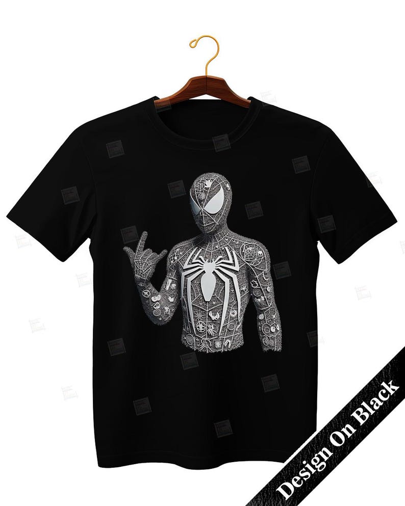 Black Spiderman Symbol PNG clipart, Peter Parker Mcu Superheroes Splash Double Exposure Digital Poster design  PNG file for sublimation, 300DPI High Resolution, Instant Digital PNG Download, Superhero Party decoration, Tshirt, Mug designs,