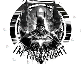 3 PNG Hero Night Clipart Superhero Splash Watercolor Digital Poster design file for sublimation Art Birthday Transparent Shirt Mug Tumbler