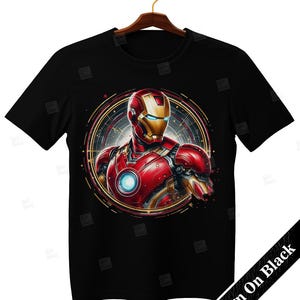 Iron man clipart, Watercolor Digital Poster design PNG file for sublimation, Superhero Art,Digital Download, Birthday, Transparent background