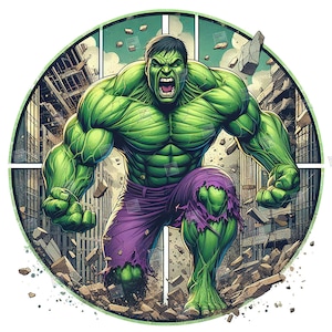 Hulk clipart, Watercolor Digital Poster design PNG file for sublimation, Superhero Art,Digital Download, Birthday, Transparent background