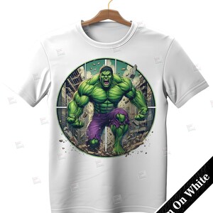 Hulk clipart, Watercolor Digital Poster design PNG file for sublimation, Superhero Art,Digital Download, Birthday, Transparent background