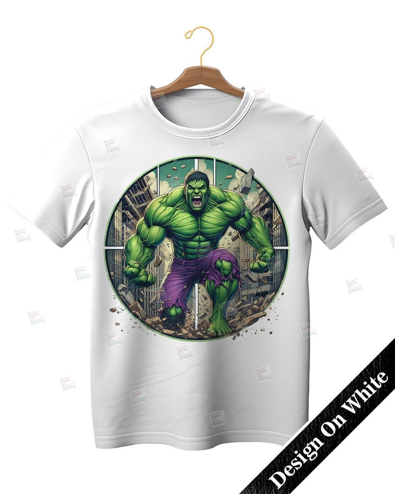 Hulk clipart, Watercolor Digital Poster design PNG file for sublimation, Superhero Art,Digital Download, Birthday, Transparent background